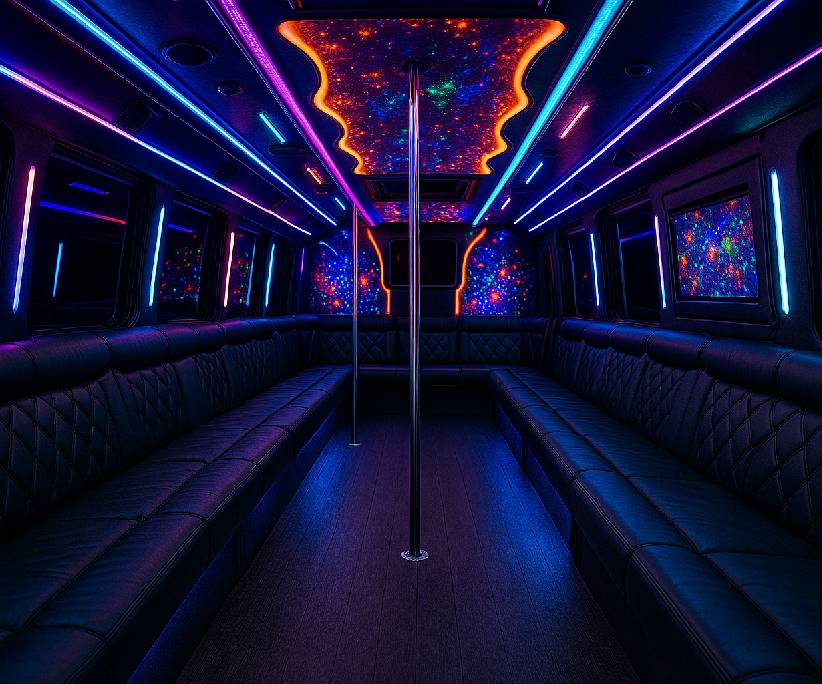 40 Passenger Party Bus Rental Service