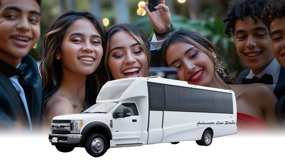 prom party bus rental