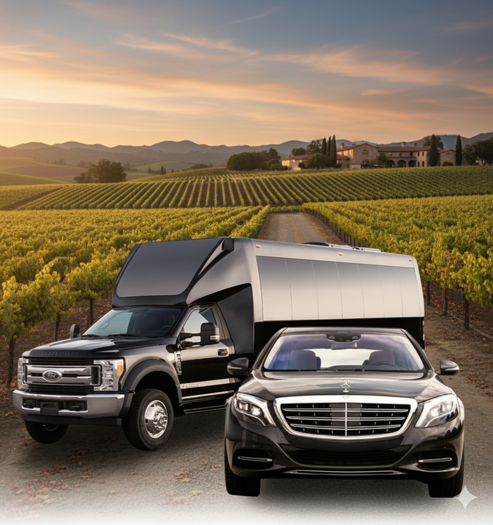 Sonoma Valley wine tour limousine service