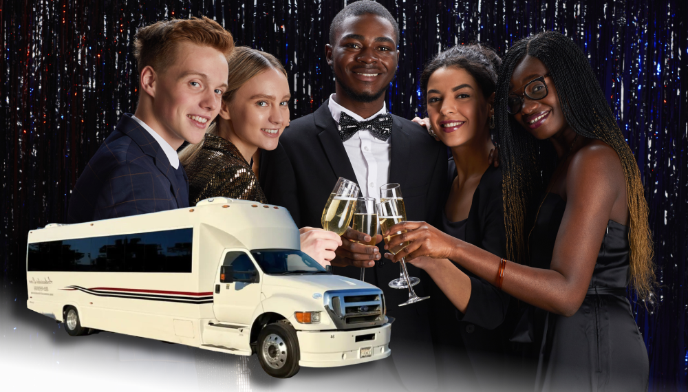 prom party bus rental service