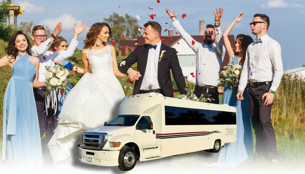 wedding party bus