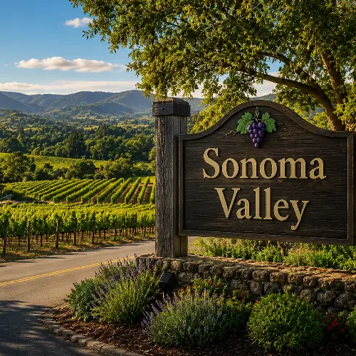 Sonoma Valley wine tasting and limousine transportation