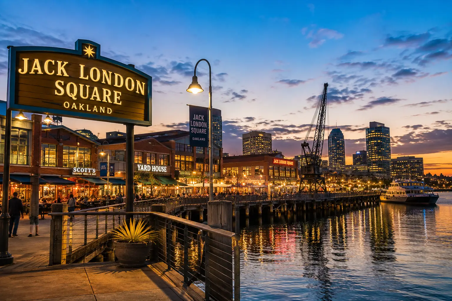 Jack London Square waterfront
