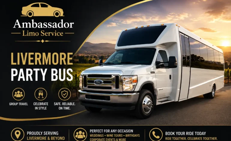 Livermore party bus cost