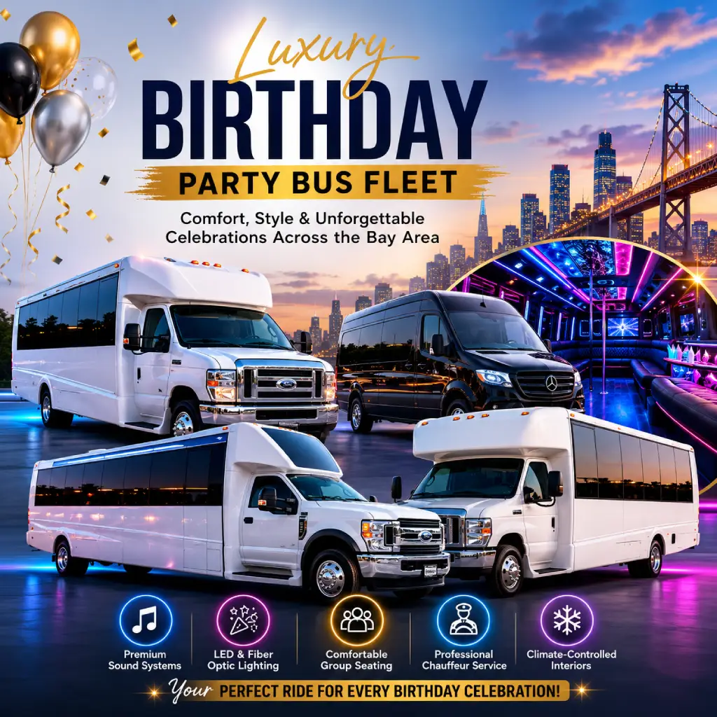Birthday Party bus fleet
