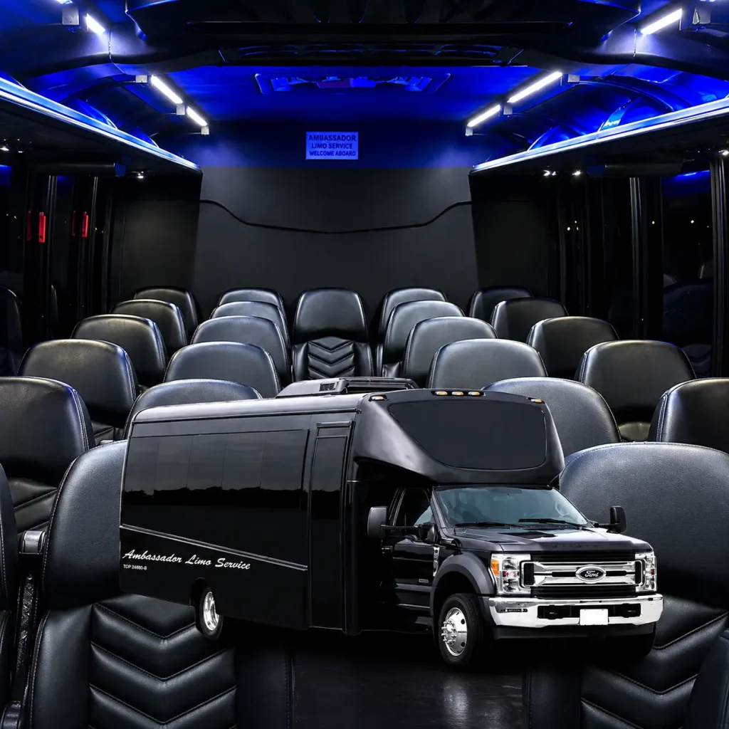 27 pax shuttle bus service