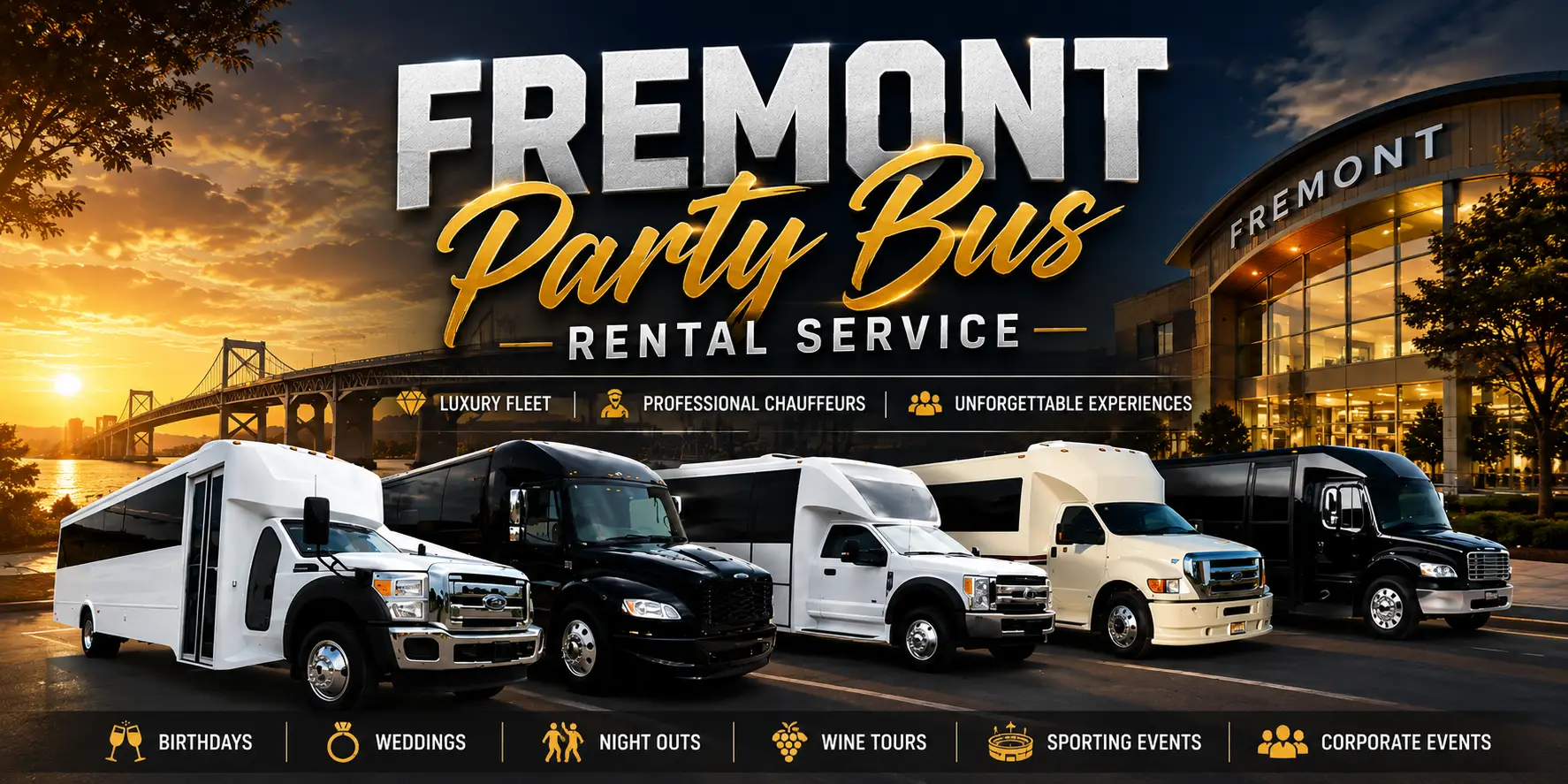 Fremont Party Bus Rental Service